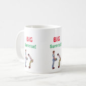 Gay kerst humor cadeaumok koffiemok (Voorkant links)
