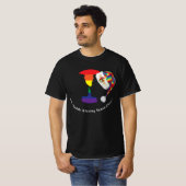 Gay Kerstmis Kiss T-Shirt (Voorkant volledig)