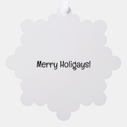 Gay Kerstster met LGBT vlag Ornament Kaart (Achterkant)