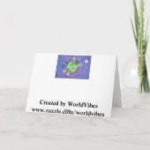  gay kerstverlichting feestdagen kaart (Achterkant)