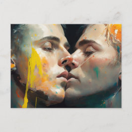 Gay Kiss Briefkaart