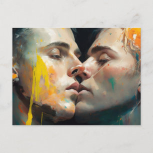 Gay Kiss Briefkaart