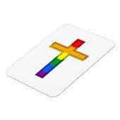Gay Kruis Magneet (Linkerzijde)