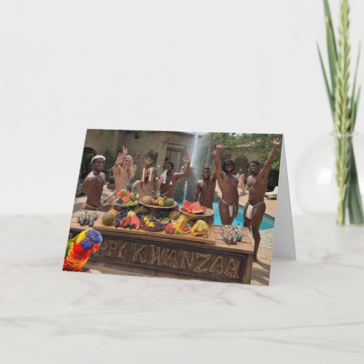 Gay Kwanzaa-viering Persoonlijke kaart (Voorkant)