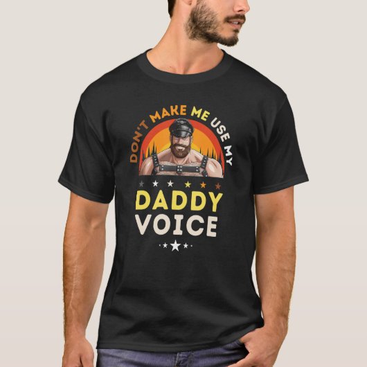 Gay Leather Gay Dad Man Beer Kink Gay Bearded Da T-shirt (Voorkant)