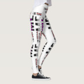 Gay, Lesbian, Bi, Trans, Queer, Aseksueel... ik be Leggings (Rechts)