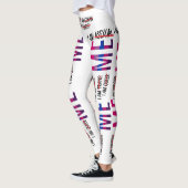 Gay, Lesbian, Bi, Trans, Queer, Aseksueel... ik be Leggings (Links)