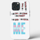 Gay, Lesbian, Bi, Trans, Queer, Aseksueel, ik ben  Case-Mate iPhone Case (Achterkant)
