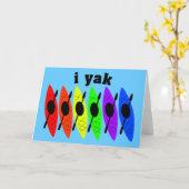 Gay Lesbian Kayaking Wenskaart Kaart (Gele Bloem)