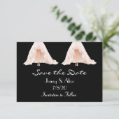 Gay Lesbian Photo Save the Date (Staand voorkant)