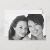 Gay Lesbian Photo Save the Date (Achterkant)