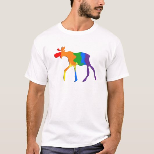 Gay & Lesbian Pride Canada Moose T-shirt (Voorkant)