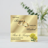 Gay Lesbian Wedding Ceremony Kaart (Staand voorkant)