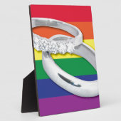 Gay Lesbian Wedding Fotoplaat (Zijkant)