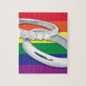 Gay Lesbian Wedding Legpuzzel (Verticaal)