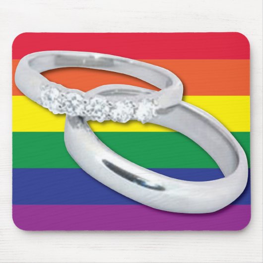 Gay Lesbian Wedding Muismat (Voorkant)