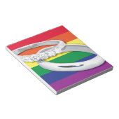 Gay Lesbian Wedding Notitieblok (Schuin)