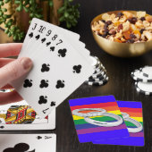 Gay Lesbian Wedding Pokerkaarten (Insitu)