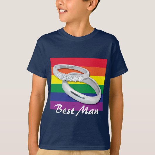 Gay Lesbian Wedding T-shirt (Voorkant)
