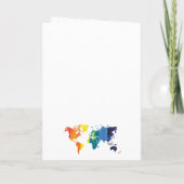 Gay Lesbisch Bestemming Bruiloft Regenboog Wereldk (Achterkant)