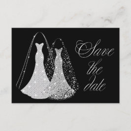 Gay Lesbisch Elegant Save the Date