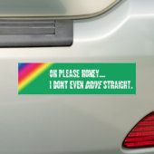 Gay/Lesbische Bumpersticker (Op auto)
