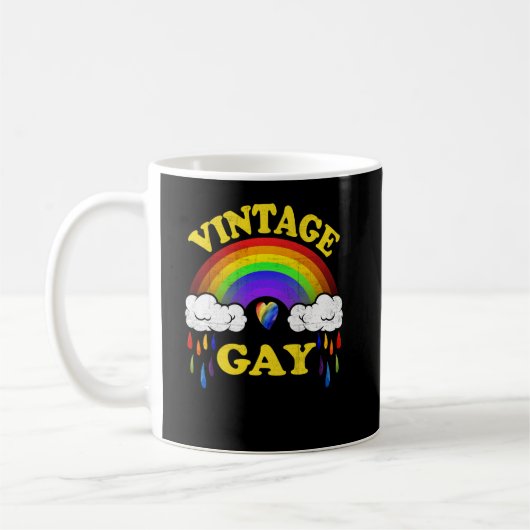 Gay LGBT Gay Pride Month Rainbow Koffiemok (Links)