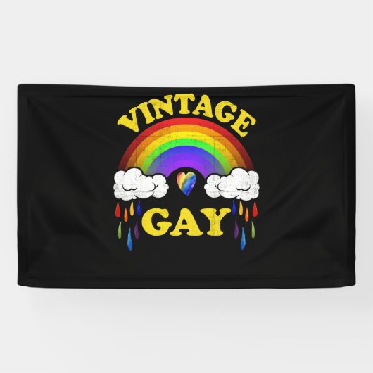 Gay LGBT Gay Pride Month Rainbow Spandoek (Horizontaal)