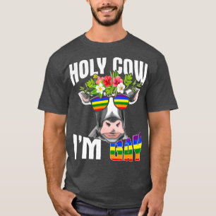 Gay LGBT Koe Farmer Design for Koe Dierenvriend ( T-shirt