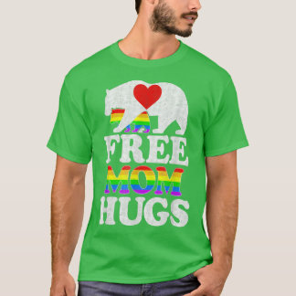 Gay LGBT Pride Mama Beer voor vrouwen Gratis Moede T-shirt