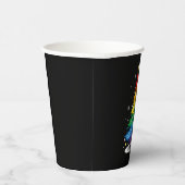 Gay LGBT Pride Rainbow Kerstboom Vrolijk Kerstfees Papieren Bekers (Rechts)