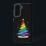 Gay LGBT Pride Rainbow Kerstboom Vrolijk Kerstfees Samsung Galaxy Hoesje<br><div class="desc">Gay LGBT Pride Rainbow Kerstboom Vrolijk Kerstfeest</div>