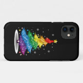 Gay LGBT Pride Regenboog Kerstboom Prettig Kerstfe Case-Mate iPhone Case (Achterkant (horizontaal))