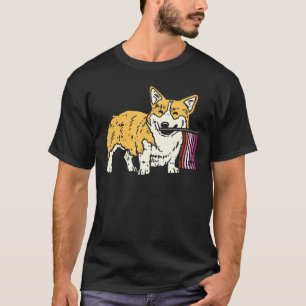 Gay Lgbt Welsh Corgi Cute Lesbian vlag Dog T-shirt