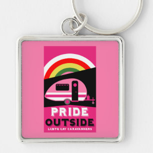 Gay LGBTQ Camping Gifts Sleutelhanger