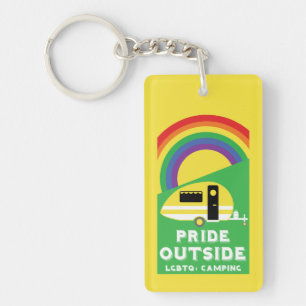 Gay LGBTQ Camping Gifts Sleutelhanger