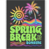 Gay LGBTQ SPRING-BREAK 2025 bobaire Sticker (Voorkant)