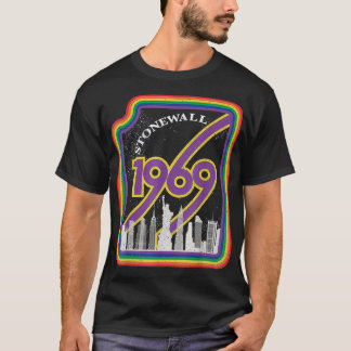 Gay LGBTQ Stonewall 1969 Retro New York SK T-shirt