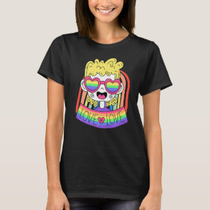 Gay Love is love LGBTQ+ Cute Aesthetic Premium T-shirt