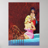 Gay Love  Pulp Magazine Hoesje Art Poster (Voorkant)