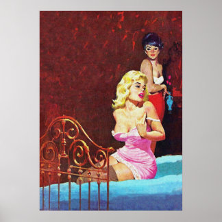 Gay Love  Pulp Magazine Hoesje Art Poster