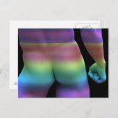 Gay Love Rainbow Briefkaart (Voorkant / Achterkant)