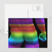 Gay Love Rainbow Briefkaart (Voorkant / Achterkant)