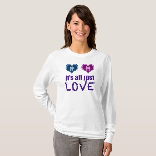 Gay Love T-shirt (Voorkant volledig)