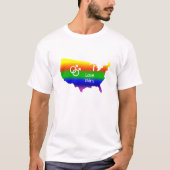Gay Love Wins! T-shirt (Voorkant)