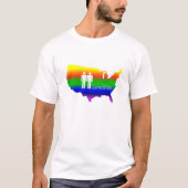 Gay Love Wins! T-shirt (Voorkant)