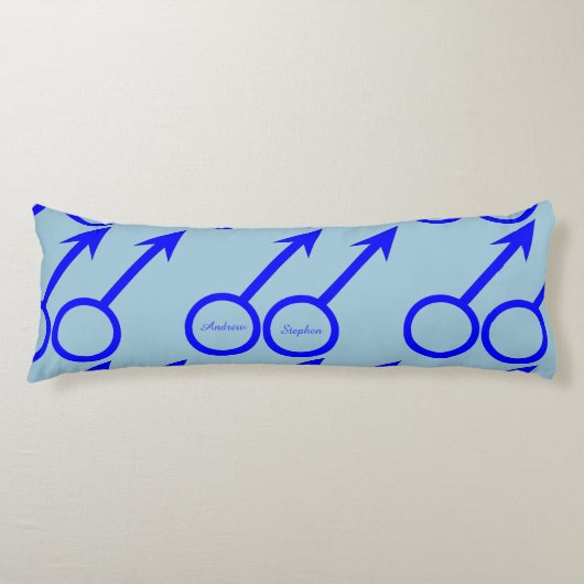Gay Lovers Body Pillow Lichaamskussen (Voorkant)