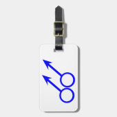 Gay Lovers Custom Bagagelabel (Voorkant verticaal)