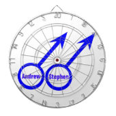 Gay Lovers  Dartboard Dartbord (Voorkant)