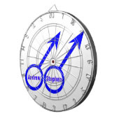 Gay Lovers  Dartboard Dartbord (Voorkant Rechts)